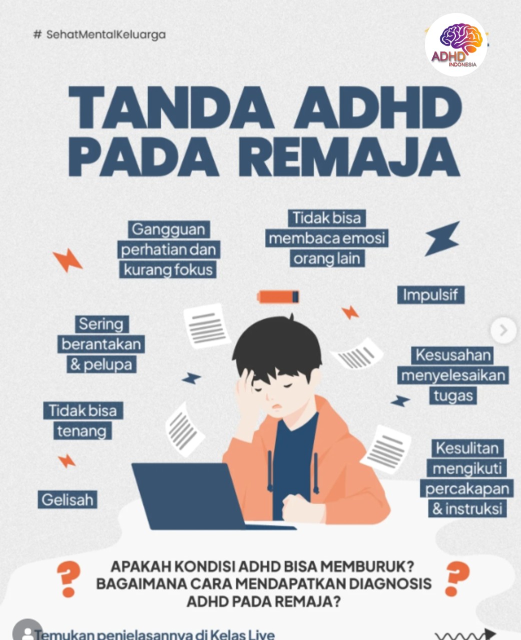 Screening ADHD Non-Diagnostik: Edukasi Awal bagi Orang Tua di Kota Bekasi